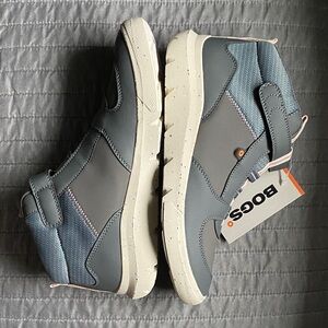 Bogs Charcoal and White High-Top Sneakers